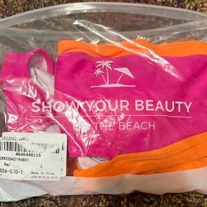 Calvin Klein Pink and Orange Apparel